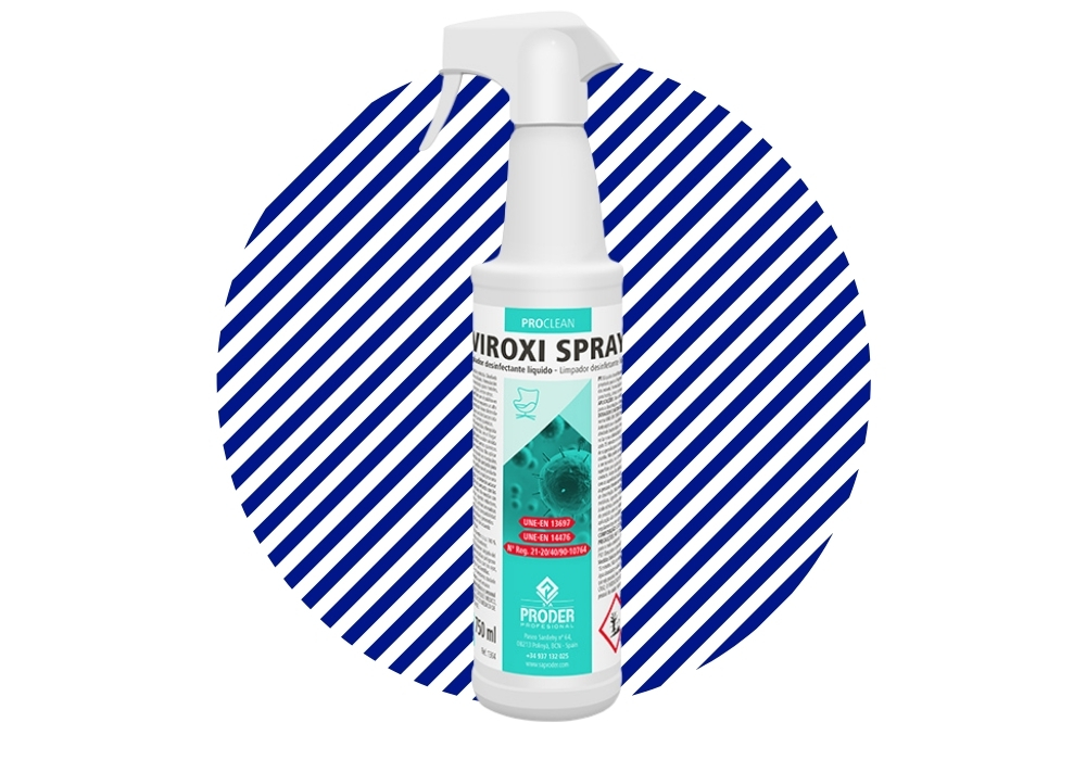 Viroxi Spray - Limpiador desinfectante líquido