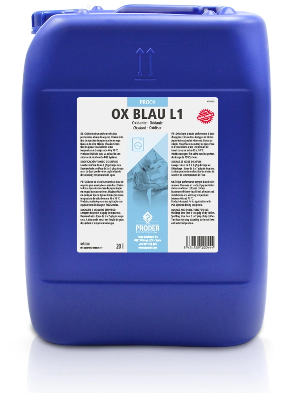 Oxidante líquido concentrado (oxígeno) de la gama PROOX