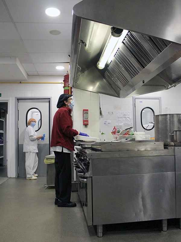 Imagen de refuerxo de la cocina Clínica Sant Antoni.